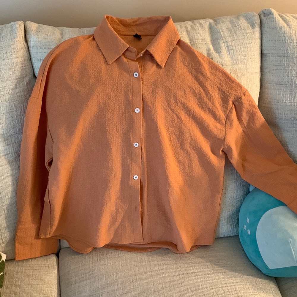 Shein button up shirt